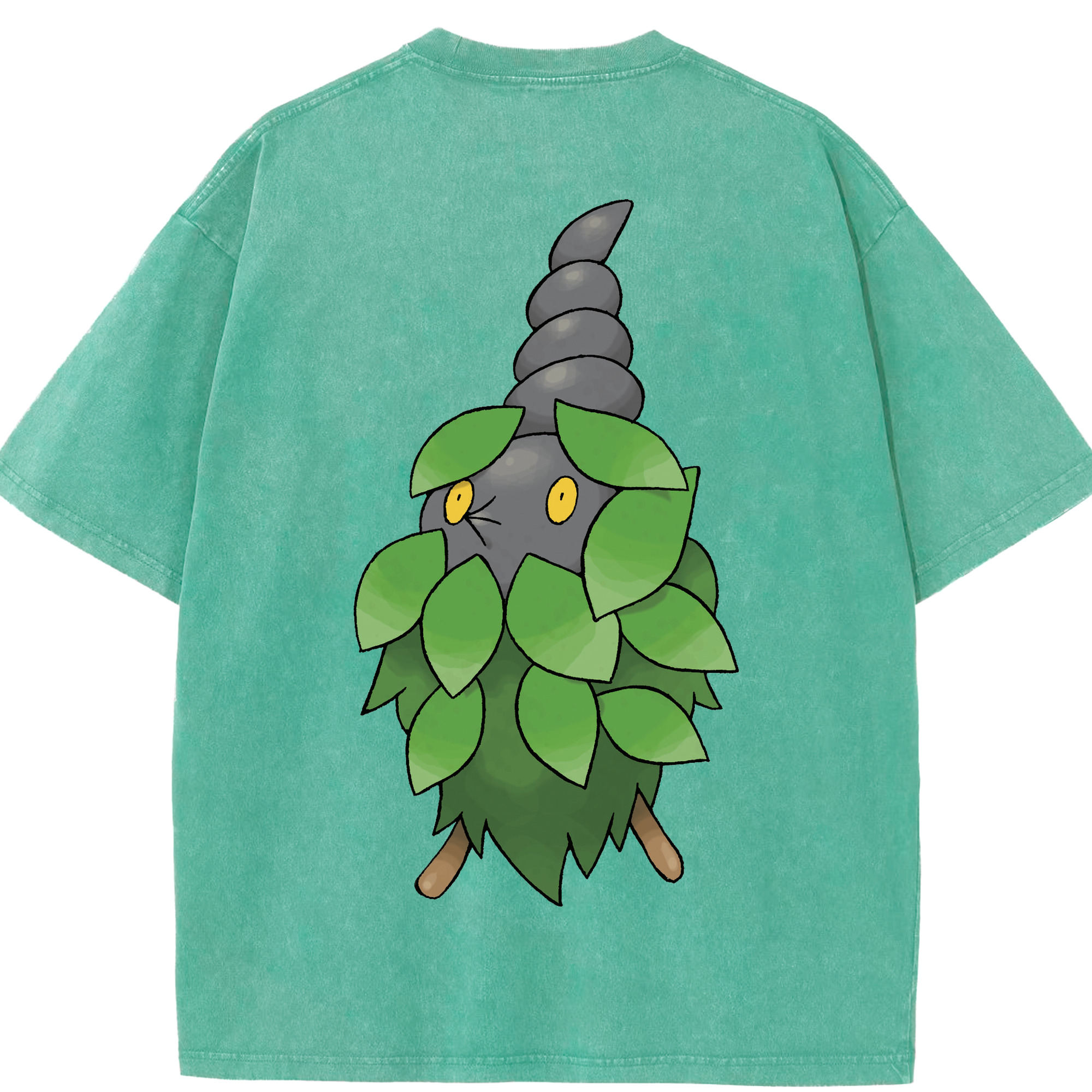 （画像用） ポケットモンスター Pokémon 綿100% ヴィンテージ風 半袖Tシャツ（背面プリント）